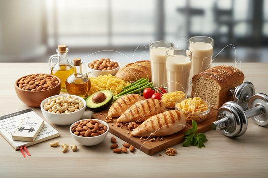 image plat équilibré prise de masse 